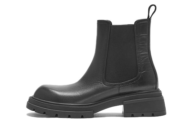 (Women) Hotwind Chelsea Boot 'British Sweet Cool Chunky Heel Black' H82W2417