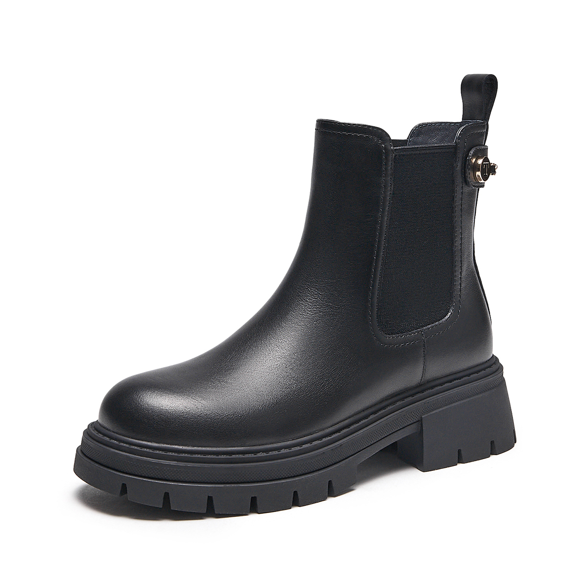 Order (W) 핫윈드 첼시 부츠 '탑 그레인 가죽 라운드 토' H82W3803