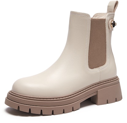 (W) 핫윈드 첼시 부츠 '탑 그레인 가죽 라운드 토' H82W3803 Details for (W) 핫윈드 첼시 부츠 '탑 그레인 가죽 라운드 토' H82W3803