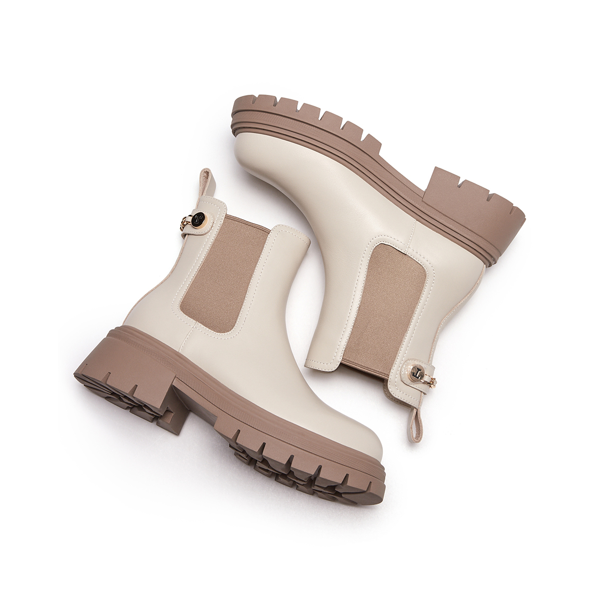 Cheap (W) 핫윈드 첼시 부츠 '탑 그레인 가죽 라운드 토' H82W3803