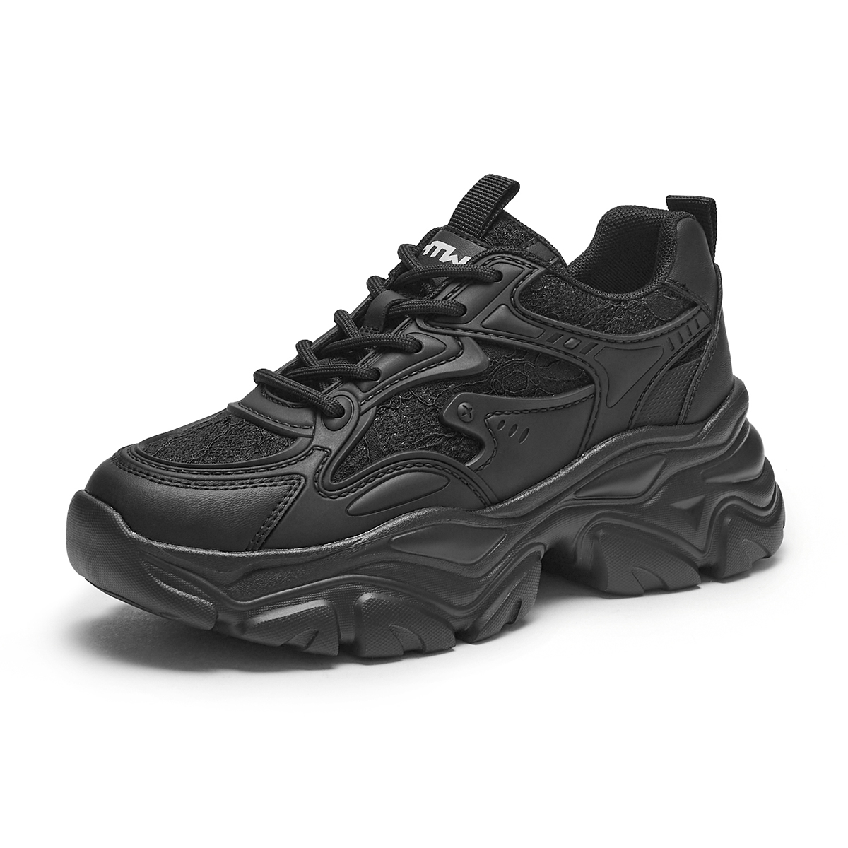 Order (W) Hotwind Chunky Dad Sneakers ''Patchwork Grey'' Abu-Abu Patchwork H42W3V29