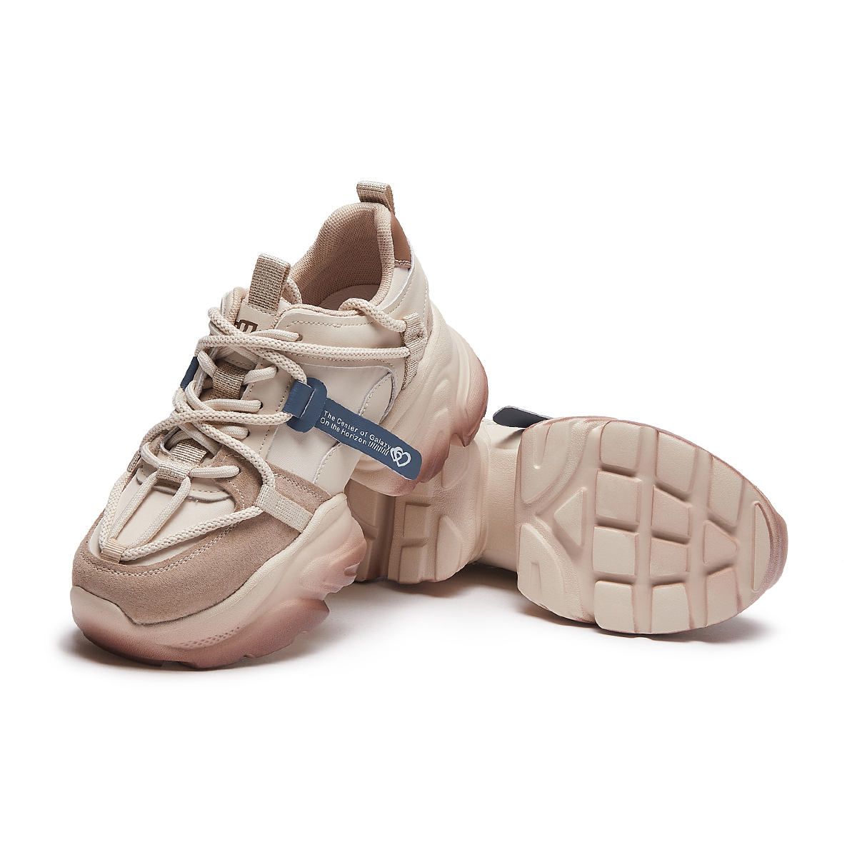 Cheap (W) Hotwind 厚底低筒鞋 '漸層拼接' H42W3305