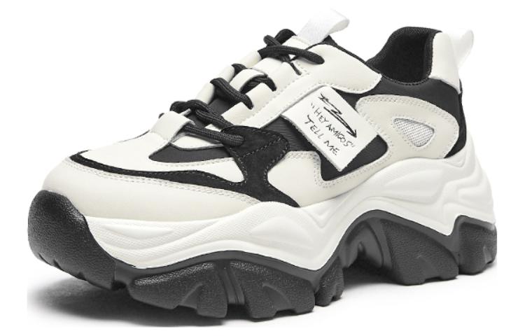 Shop (W) 핫윈드 청키 스니커 '라운드 토우 위빙 레이스업' H42W3122