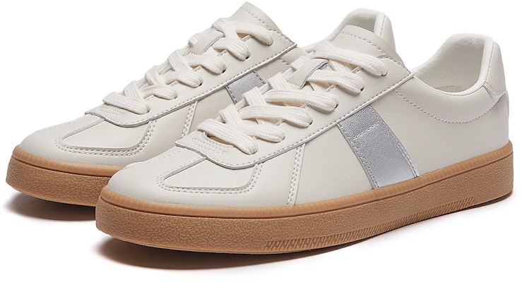 (Women) Hotwind Classic Trainer Low 'White Silver' H14W3731 Lookbook (Women) Hotwind Classic Trainer Low 'White Silver' H14W3731