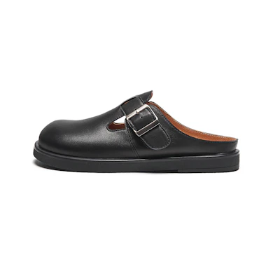 (W) Hotwind Clog 'Black Buckled'