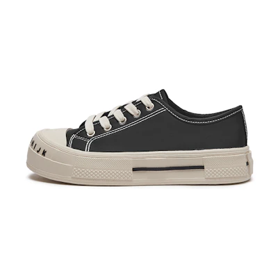 (W) Hotwind CMFT Retro Low-Top Canvas 'Letter Decor Black'