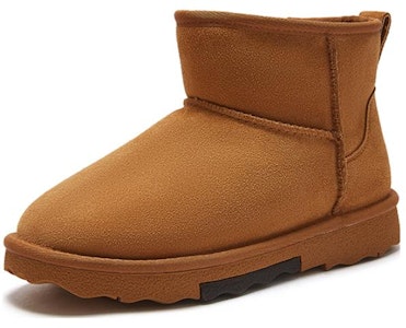 (W) 热风牛皮绒面厚暖靴子 ''面包雪地靴'' H89W2450 Order (W) 热风牛皮绒面厚暖靴子 ''面包雪地靴'' H89W2450