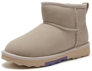 (W) 热风牛皮绒面厚暖靴子 ''面包雪地靴'' H89W2450 Shop (W) 热风牛皮绒面厚暖靴子 ''面包雪地靴'' H89W2450