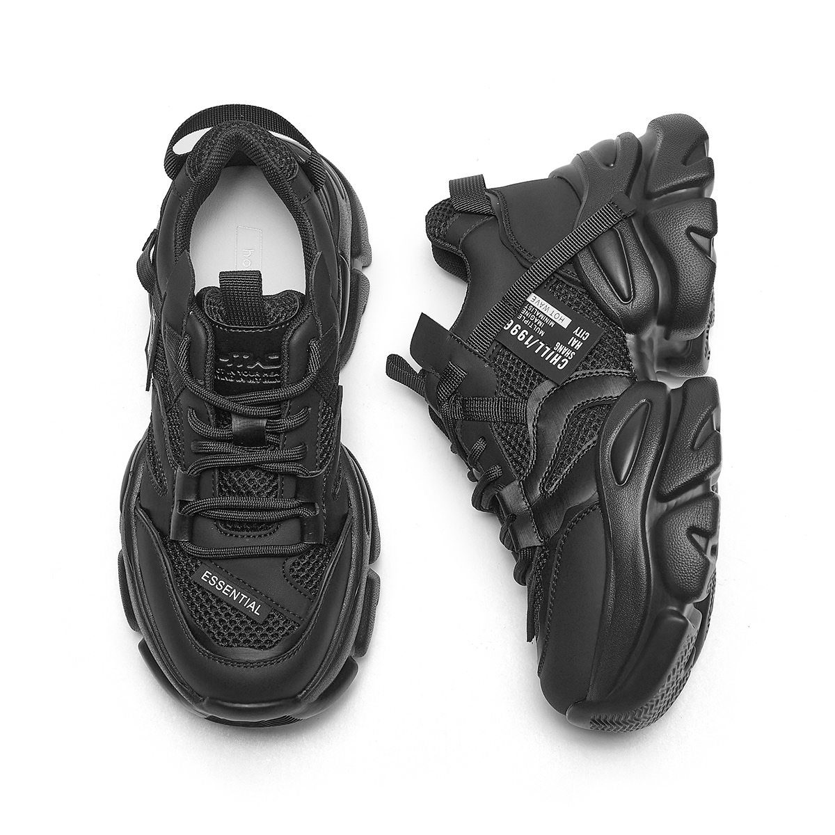 Cheap (W) 핫윈드 대드 슈 '패브릭 & 합성 가죽' H97W3402