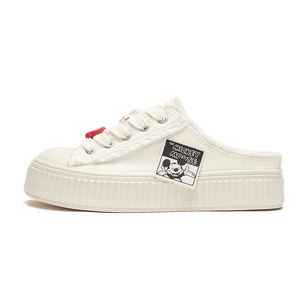 (W) Hotwind Disney Canvas Platform Slipper 'Low-Top Women's'