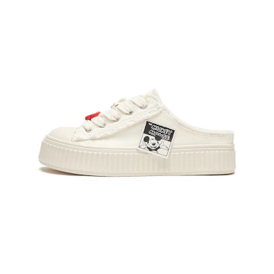 (W) Hotwind Disney Canvas Platform Slipper 'Low-Top Women's'