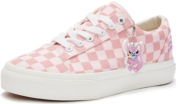 (Women) Hotwind Disney x Fabric Pink 'Stitch Round Toe Lace-Up Sweet Cool' H14W3180 Order (Women) Hotwind Disney x Fabric Pink 'Stitch Round Toe Lace-Up Sweet Cool' H14W3180