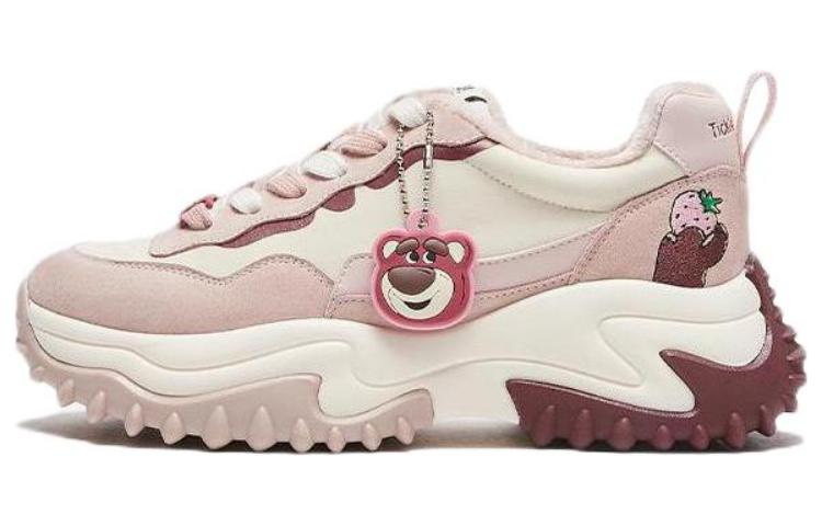 Shop (W) 핫윈드 디즈니 x 패브릭 핑크 '딸기곰 청키 로우탑' H11W2397