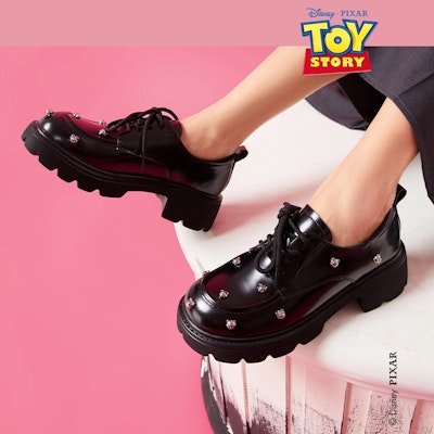 (Women) Hotwind Disney x Loafer 'Toy Story Lotso Black' H01W3399 Details for (Women) Hotwind Disney x Loafer 'Toy Story Lotso Black' H01W3399
