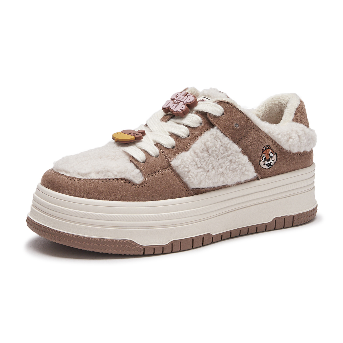 Order (W) 핫윈드 디즈니 x 로우탑 스니커 '칩 데일 베이지 브라운' H91W3898