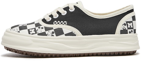 (Women) Hotwind Disney x Mickey Family Series Canvas 'Checkerboard Fashion Colorblock' Black and White H14W3193 (Women) Hotwind Disney x Mickey Family Series Canvas 'Checkerboard Fashion Colorblock' Black and White H14W3193