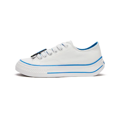(W) Hotwind Disney Mickey Family Series Classic Lace-Up Canvas 'White'