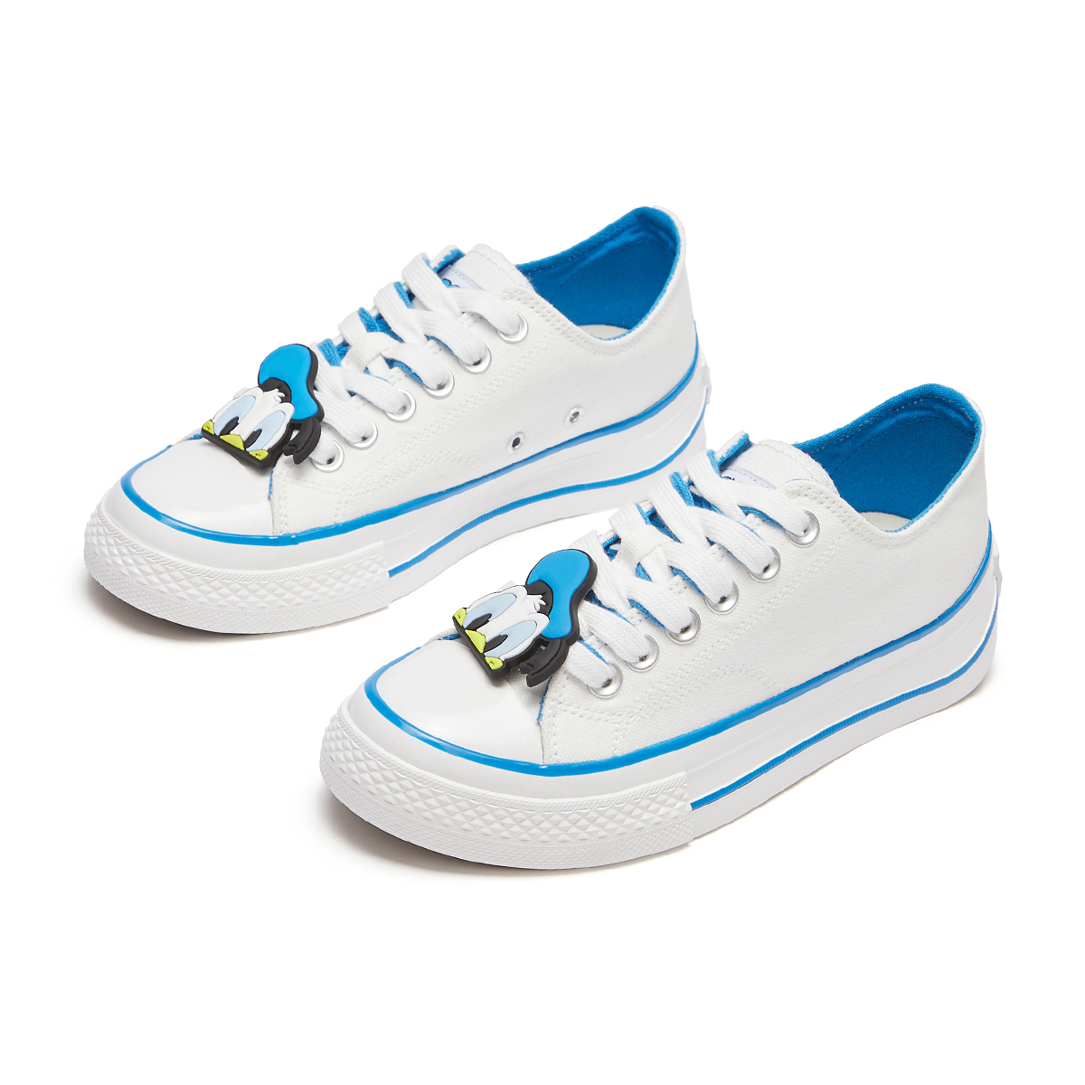 Lookbook (W) Hotwind Disney x Mickey Seri Keluarga Sepatu Kanvas Klasik Tali ''Putih'' H14W3175