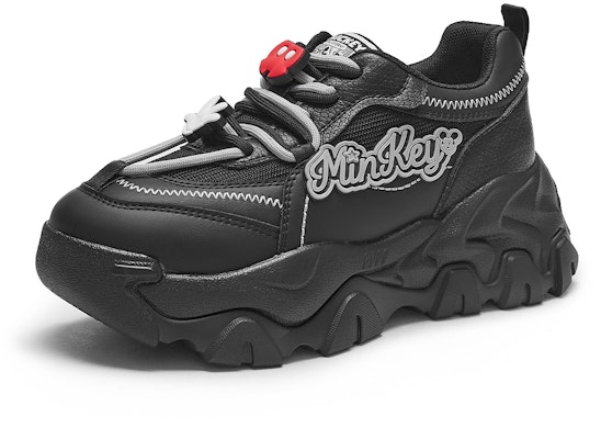 (Women) Hotwind Disney x Mickey Family Series Low Top 'Black Comfort Thick Sole' H42W3395 Order (Women) Hotwind Disney x Mickey Family Series Low Top 'Black Comfort Thick Sole' H42W3395