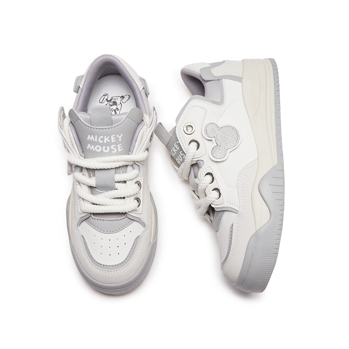 Shop (W) Hotwind 迪士尼米奇家族系列低筒鞋 '草莓熊吊飾 - 淺灰色' H14W3799