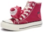 Order (Women) Hotwind Disney x Toy Story High-Top Canvas 'Burgundy Patchwork' H14W3178