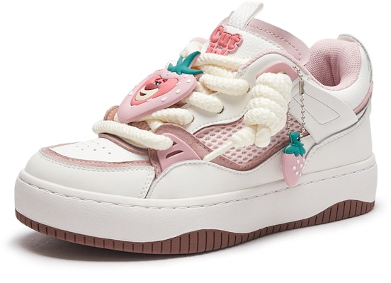 (Women) Hotwind Disney x Toy Story Low Top Sneaker 'White Pink' 'Strawberry Bear' H13W3397 Order (Women) Hotwind Disney x Toy Story Low Top Sneaker 'White Pink' 'Strawberry Bear' H13W3397