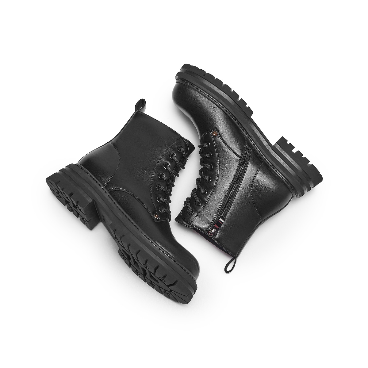 Shop (W) Botas Martin de Tobillo Hotwind de Cuero Doble Capa 'Cálidas y Versátiles'. H95W3836