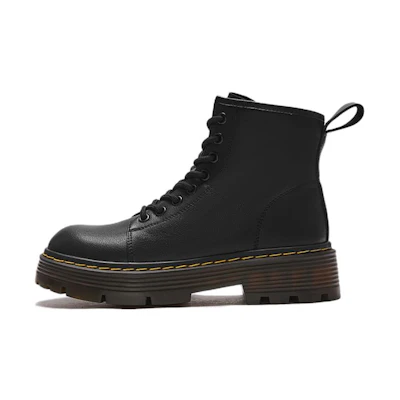 (W) Hotwind Double-Layer Leather Thick Sole Martin Boots 'Sweet Cool'
