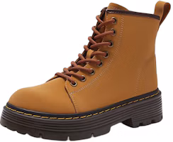 Shop (Women) Hotwind Double-Layer Leather Thick Sole Martin Boots 'Sweet Cool' H95W2825