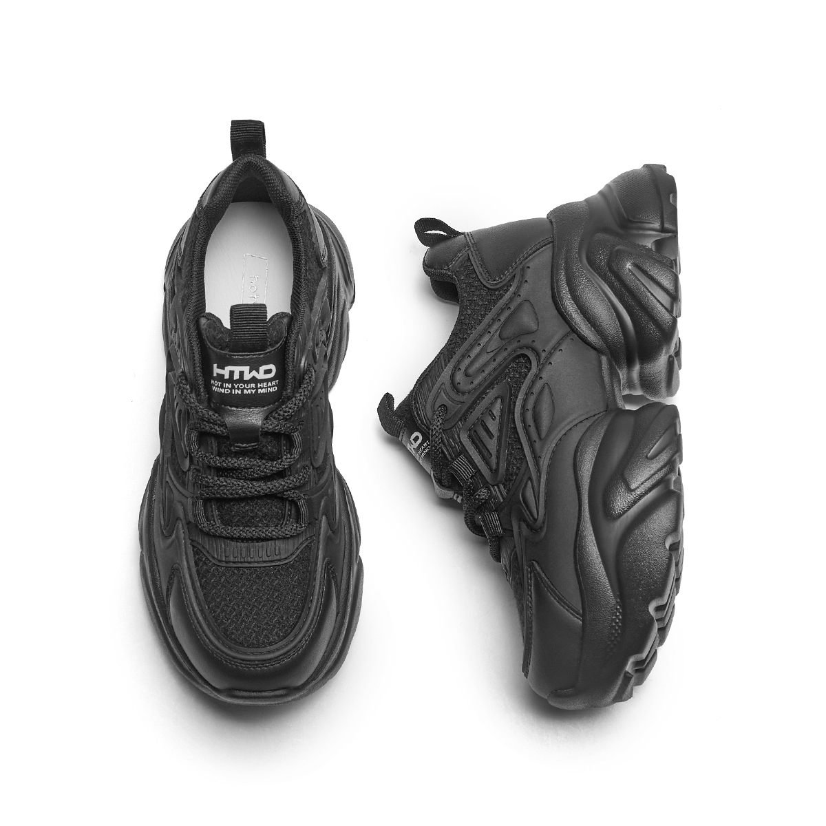 Shop (W) Hotwind 布面基本款厚底低筒『老爹鞋』 H42W3710