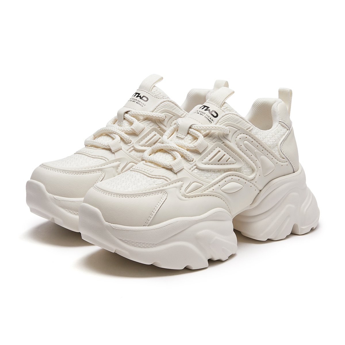 Sizing (W) Hotwind 布面基本款厚底低筒『老爹鞋』 H42W3710