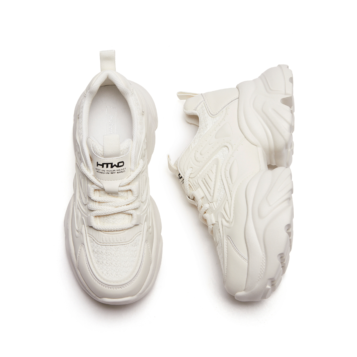 Cheap (W) Hotwind 布面基本款厚底低筒『老爹鞋』 H42W3710