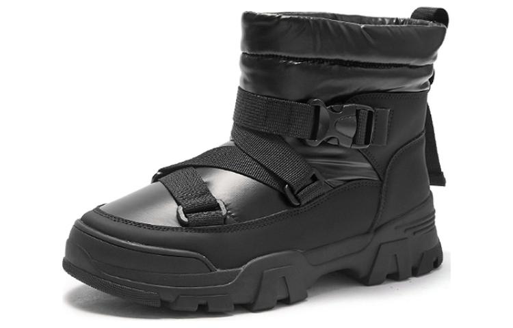 (W) Hotwind Fabric Casual Fashion Mid-Cut Snow Boots 'Trendy' 圖 2