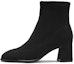 Buy (Women) Hotwind Fabric Chunky Heel Short Boots 'Versatile Temperament Black' H84W2421