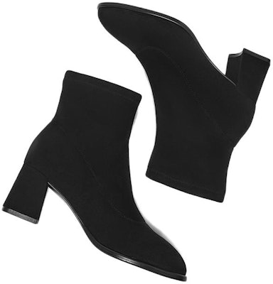 (Women) Hotwind Fabric Chunky Heel Short Boots 'Versatile Temperament Black' H84W2421 Lookbook (Women) Hotwind Fabric Chunky Heel Short Boots 'Versatile Temperament Black' H84W2421