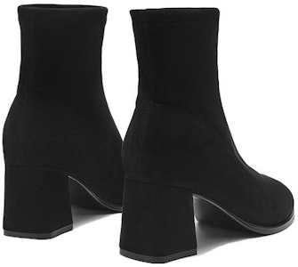 (W) 热风布料粗跟短靴‘百搭气质黑’ H84W2421 Shop (W) 热风布料粗跟短靴‘百搭气质黑’ H84W2421