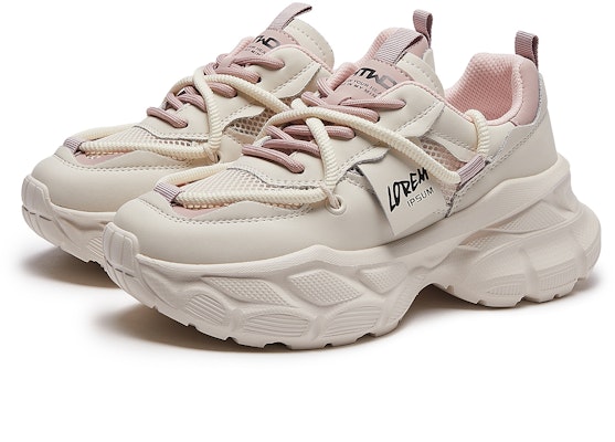 (Women) Hotwind Fabric Comfort Lace-up Casual Versatile Thick Sole Height-Increasing Breathable Retro Low-Top 'Dad Shoe' H42W3322 Sizing (Women) Hotwind Fabric Comfort Lace-up Casual Versatile Thick Sole Height-Increasing Breathable Retro Low-Top 'Dad Shoe' H42W3322