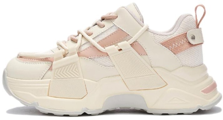 (W) ホットウィンド ファブリック ファッション ダッドシューズ ''ホワイト ピンク'' H42W3117 Buy (W) ホットウィンド ファブリック ファッション ダッドシューズ ''ホワイト ピンク'' H42W3117