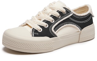 (W) Hotwind 拼接補丁低筒帆布鞋 '多彩拼色' H14W3729 Order (W) Hotwind 拼接補丁低筒帆布鞋 '多彩拼色' H14W3729