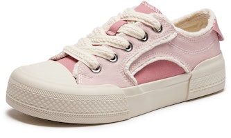 (W) Hotwind 拼接補丁低筒帆布鞋 '多彩拼色' H14W3729 Details for (W) Hotwind 拼接補丁低筒帆布鞋 '多彩拼色' H14W3729