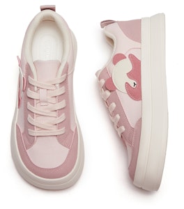 (W) ホットウィンド ファブリック ロートップ スニーカー ''スイートクール カラーブロック'' H14W3740 Purchase (W) ホットウィンド ファブリック ロートップ スニーカー ''スイートクール カラーブロック'' H14W3740