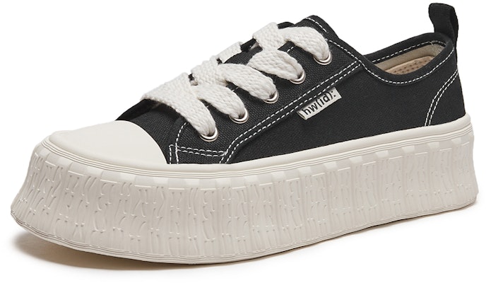 (Women) Hotwind Fabric Low-Top Sneakers 'Versatile Chunky Round Toe' H14W3D12 Order (Women) Hotwind Fabric Low-Top Sneakers 'Versatile Chunky Round Toe' H14W3D12