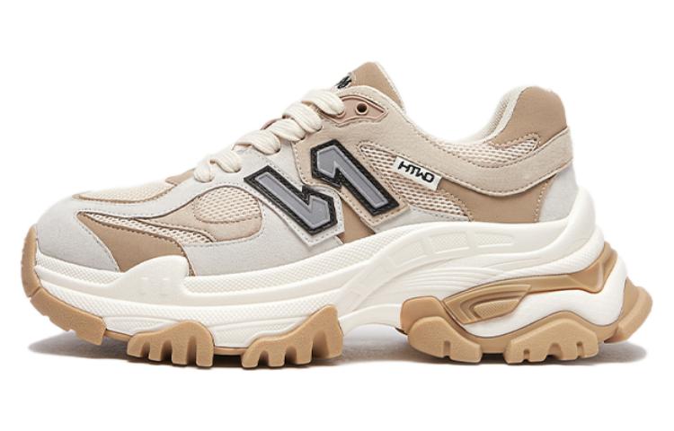 (Women) Hotwind Fabric Minimalist Round Toe Platform Lace-Up 'Dad Shoe' H42W3116