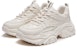 (Women) Hotwind Fabric Multilayered Patchwork Low-Top Dad Shoes 'Beige' H42W3702