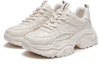 Lookbook (Women) Hotwind Fabric Multilayered Patchwork Low-Top Dad Shoes 'Beige' H42W3702