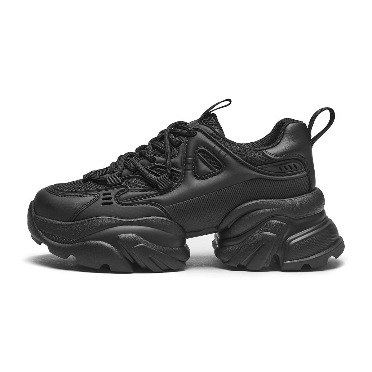 (Women) Hotwind Fabric Patchwork Mesh Thick Sole Low-Top 'Dad Shoe' H42W3316