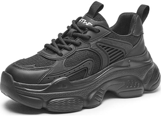 (W) 핫윈드 패브릭 라운드토 레이스업 통기성 블랙 '스위트 쿨 대디' H42W3102 Order (W) 핫윈드 패브릭 라운드토 레이스업 통기성 블랙 '스위트 쿨 대디' H42W3102