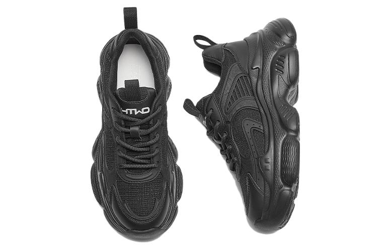 Lookbook (W) Hotwind Kain Round-Toe Lace-Up Hitam ''Sweet Cool Daddy'' Bernapas H42W3102