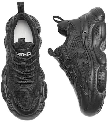 (W) 핫윈드 패브릭 라운드토 레이스업 통기성 블랙 '스위트 쿨 대디' H42W3102 Lookbook (W) 핫윈드 패브릭 라운드토 레이스업 통기성 블랙 '스위트 쿨 대디' H42W3102