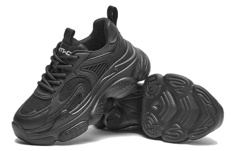 Shop (W) Hotwind Kain Round-Toe Lace-Up Hitam ''Sweet Cool Daddy'' Bernapas H42W3102